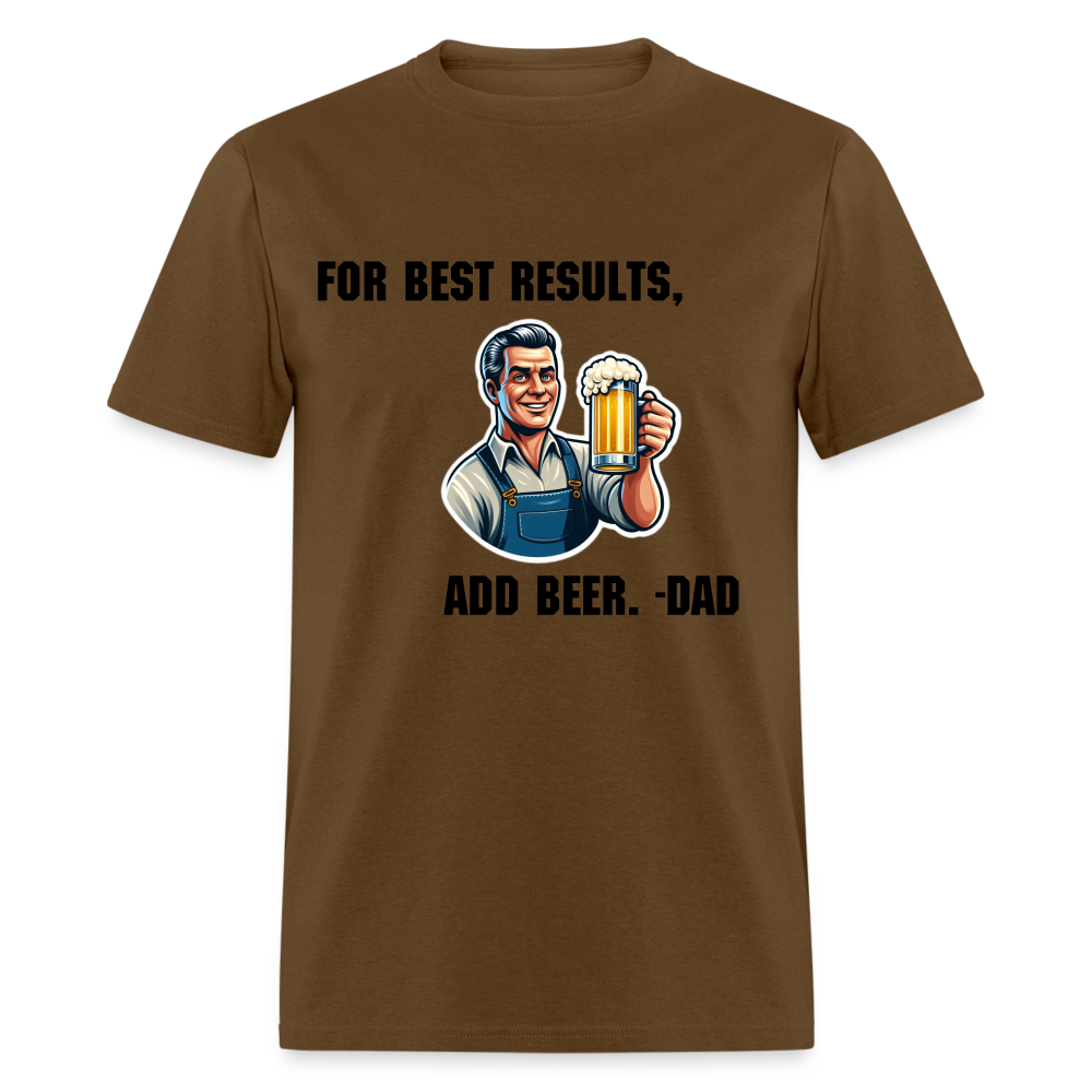 For Best Results - brown
