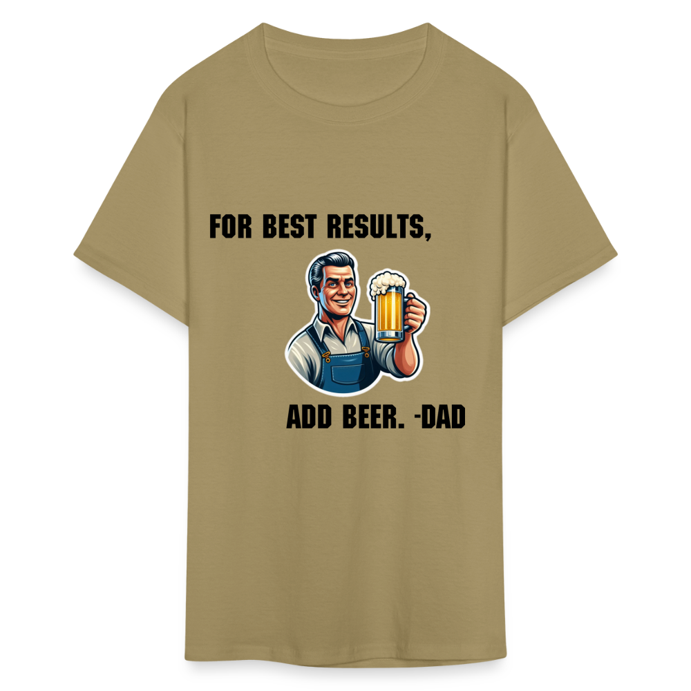 For Best Results - khaki