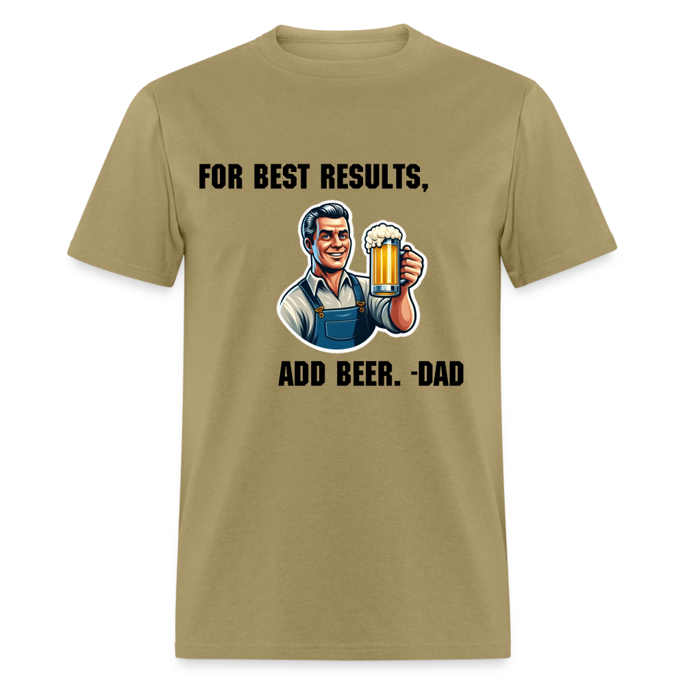 For Best Results - khaki