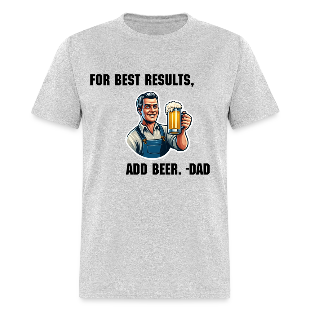 For Best Results - heather gray