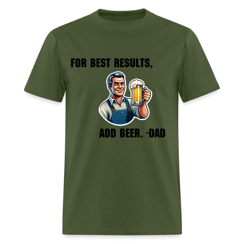 For Best Results - military green
