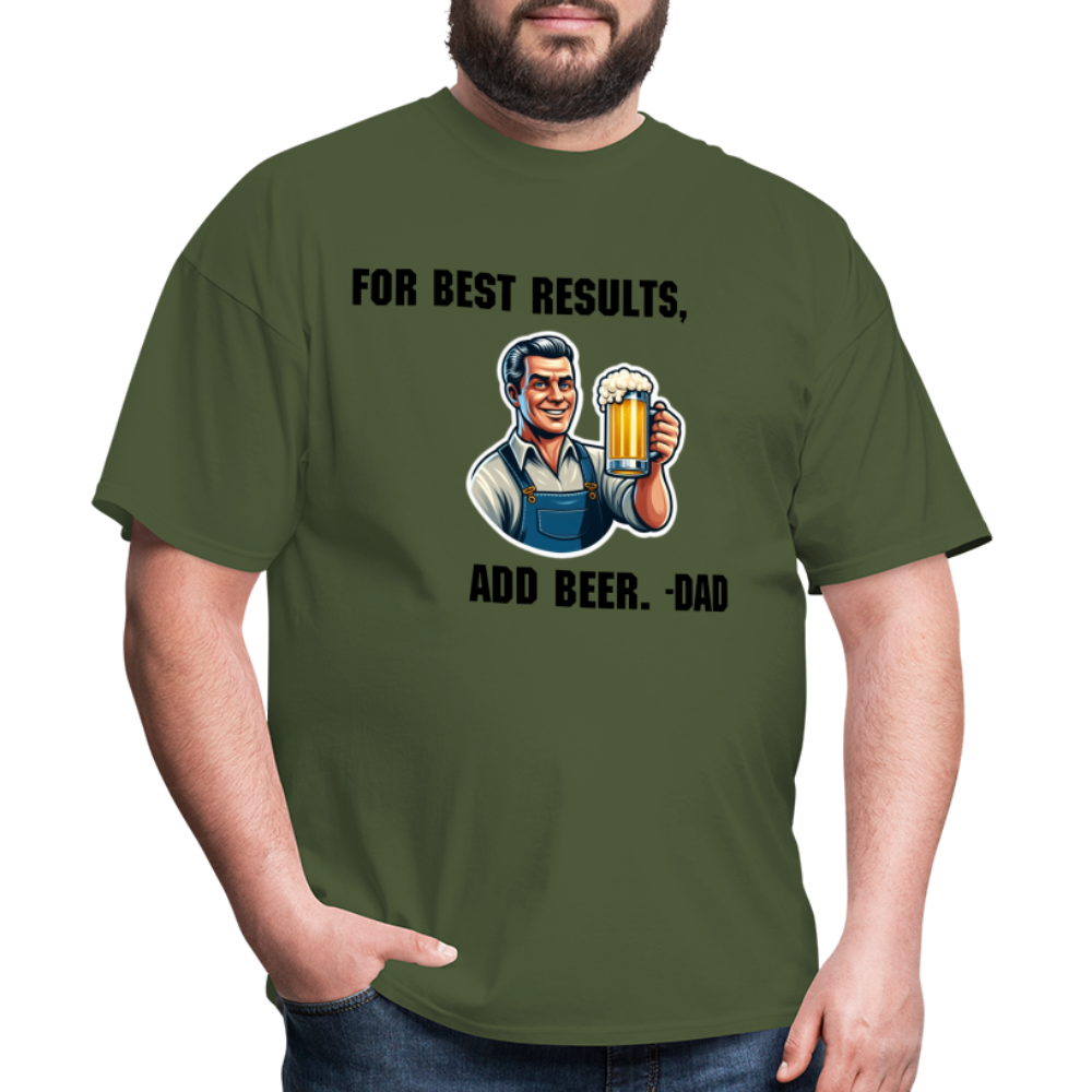 For Best Results - military green