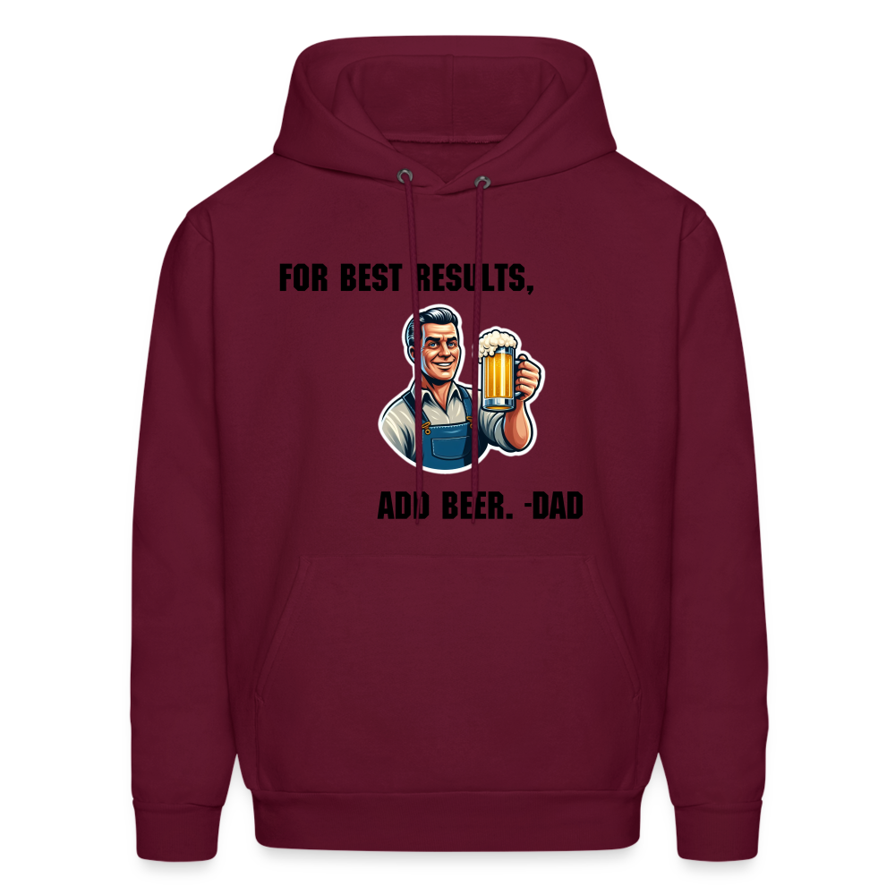 For Best Results - burgundy