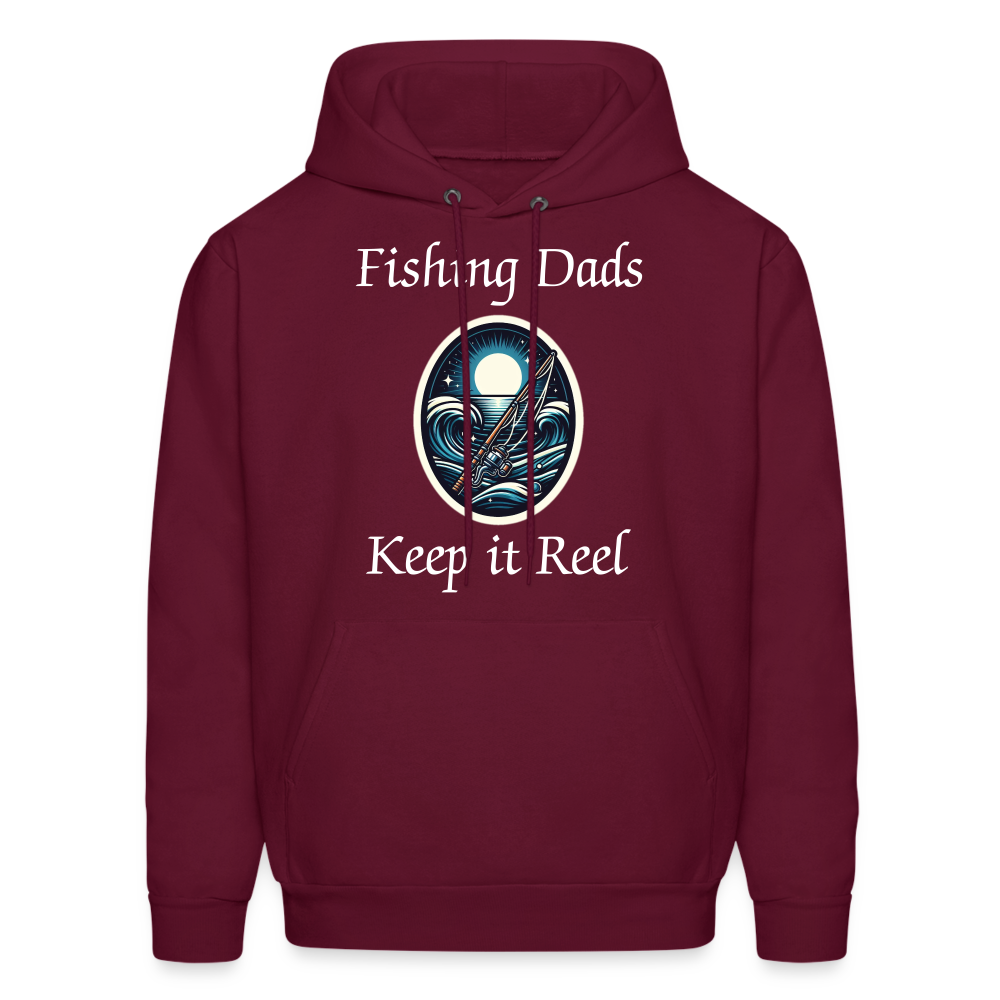 Fishing Dads Keep it Reel - burgundy