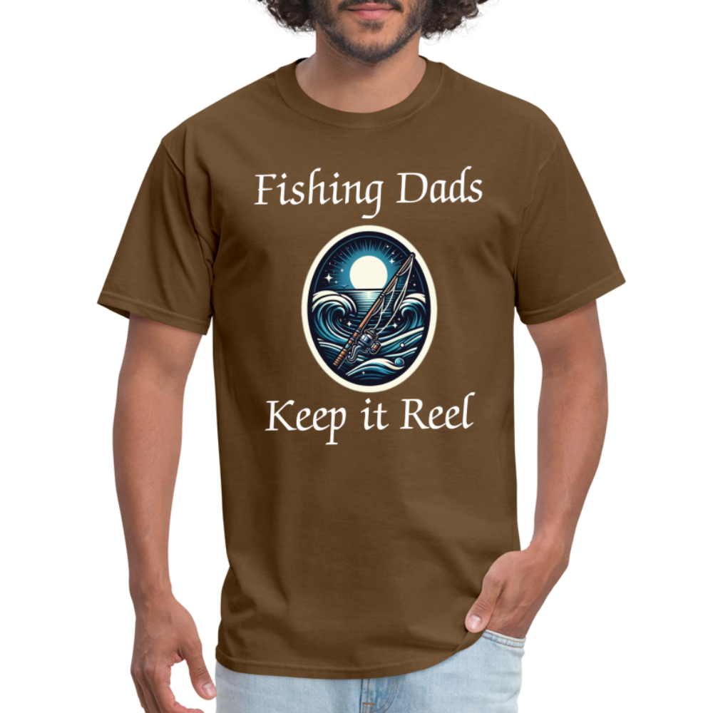 Fishing Dads Keep it Reel - brown