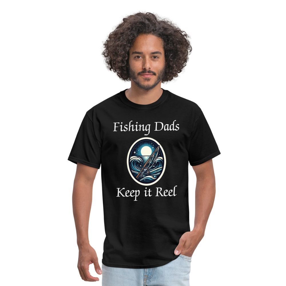 Fishing Dads Keep it Reel - black
