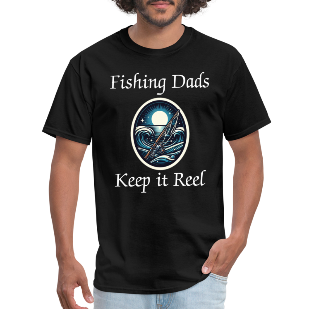 Fishing Dads Keep it Reel - black