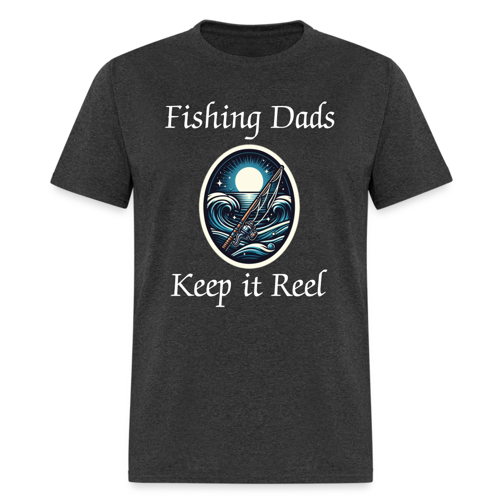 Fishing Dads Keep it Reel - heather black
