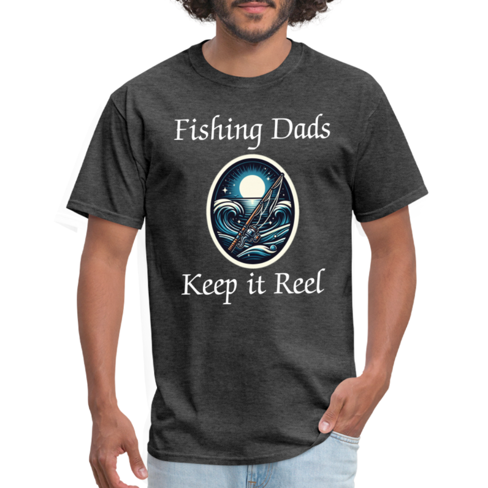 Fishing Dads Keep it Reel - heather black