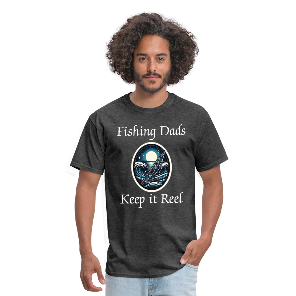 Fishing Dads Keep it Reel - heather black