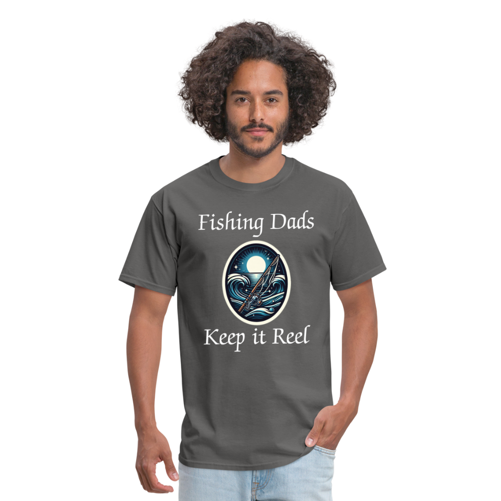 Fishing Dads Keep it Reel - charcoal