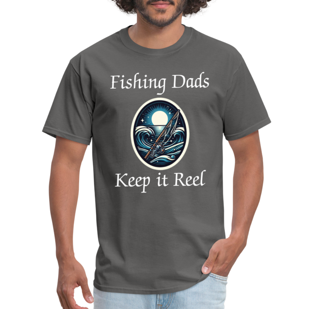 Fishing Dads Keep it Reel - charcoal