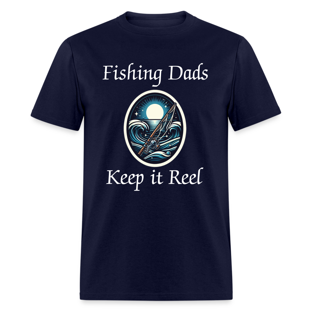 Fishing Dads Keep it Reel - navy