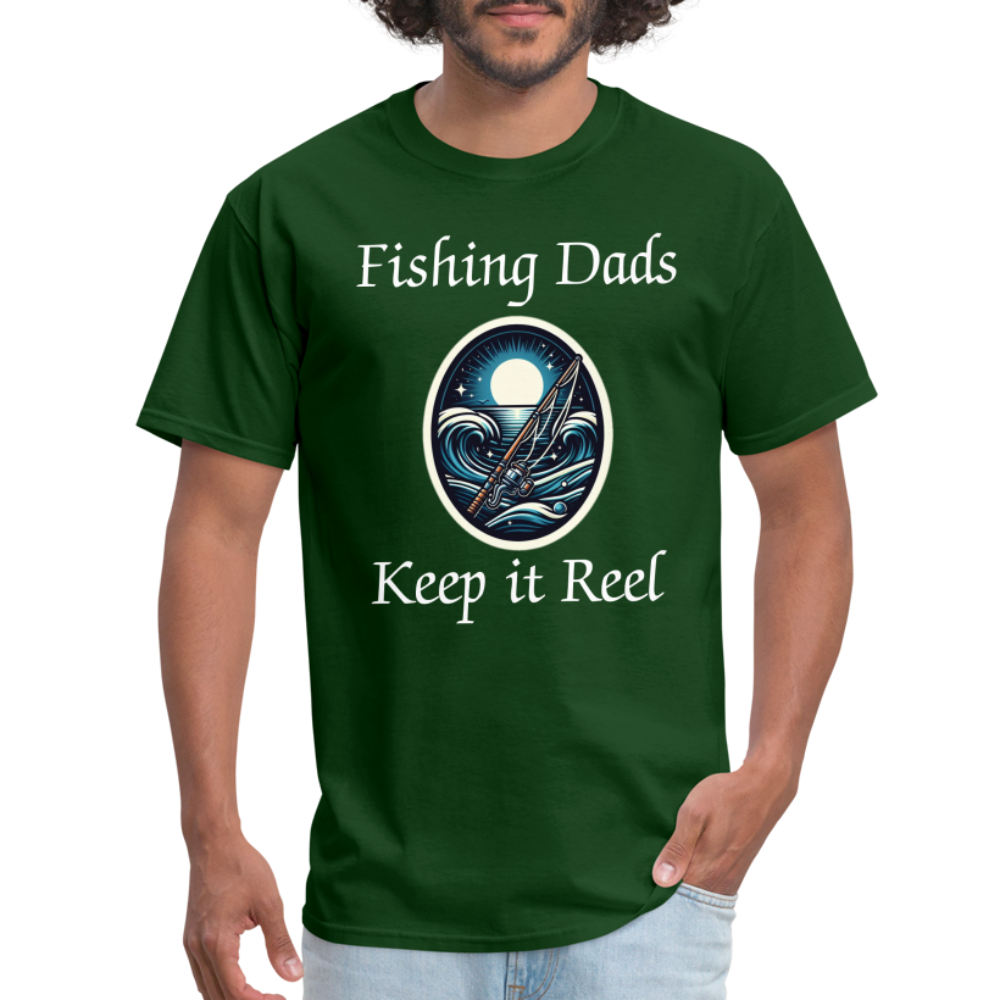 Fishing Dads Keep it Reel - forest green
