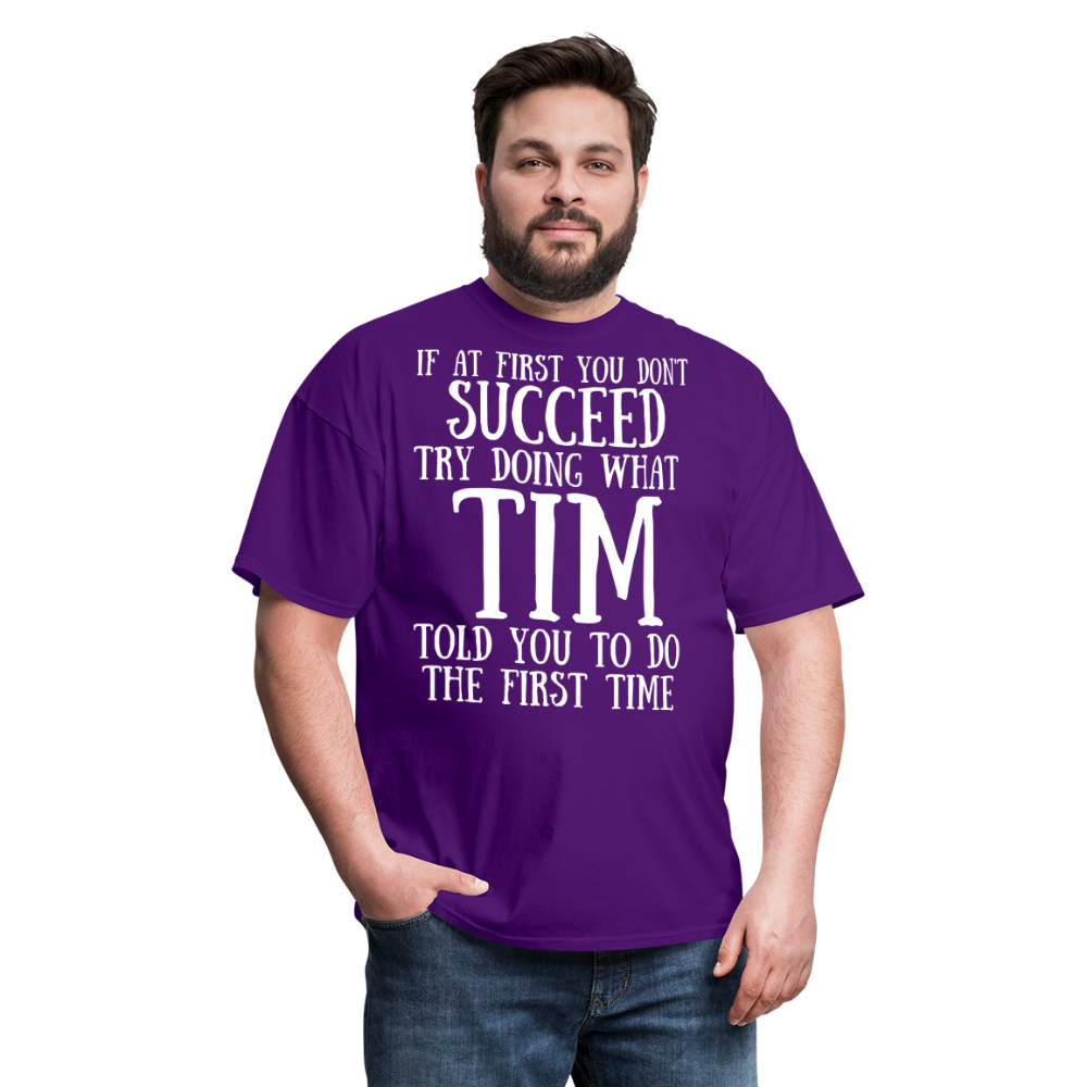 If at first you don't succeed... - purple