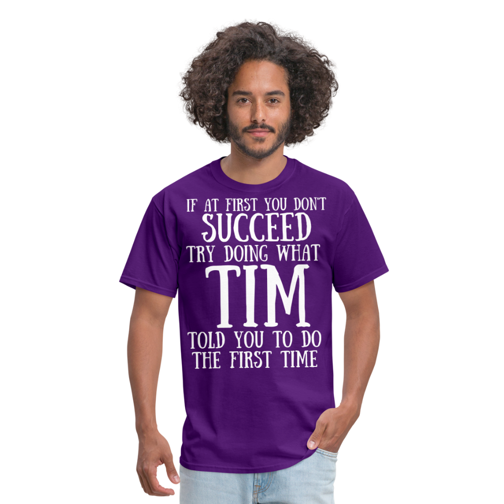 If at first you don't succeed... - purple