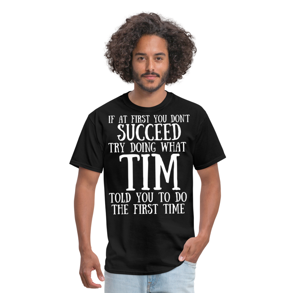 If at first you don't succeed... - black