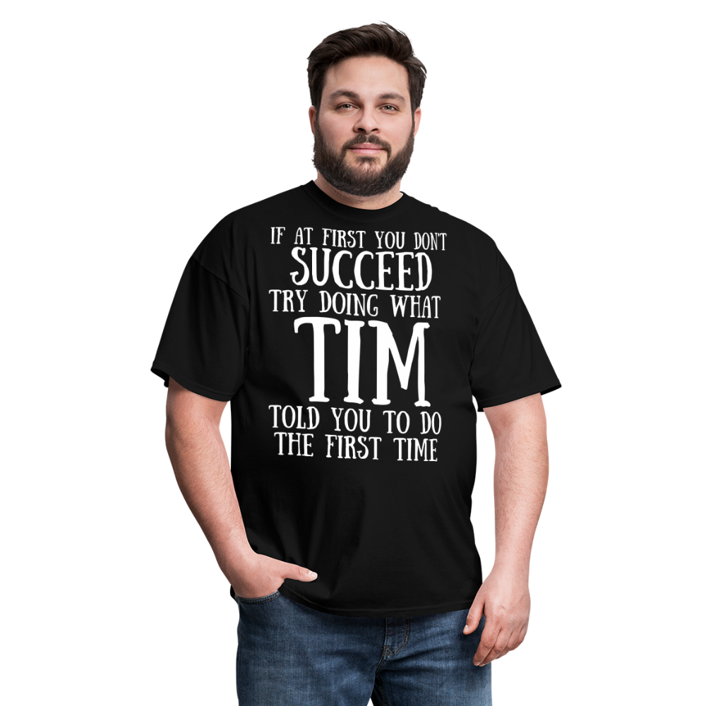 If at first you don't succeed... - black