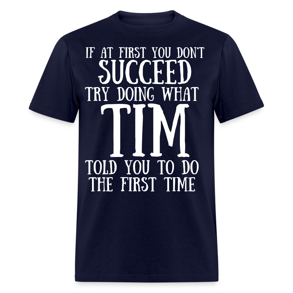 If at first you don't succeed... - navy