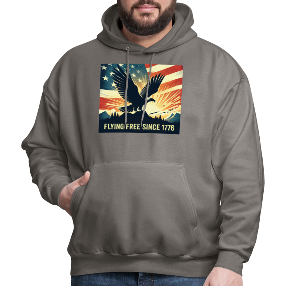 Flying free since 1776 - asphalt gray