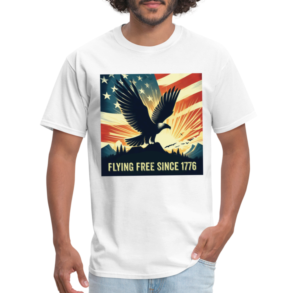 Flying free since 1776 - white