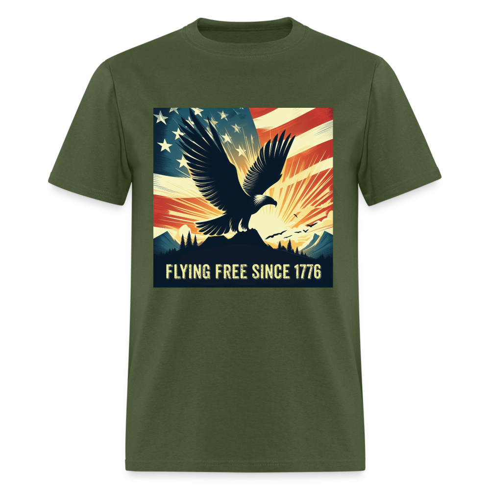 Flying free since 1776 - military green