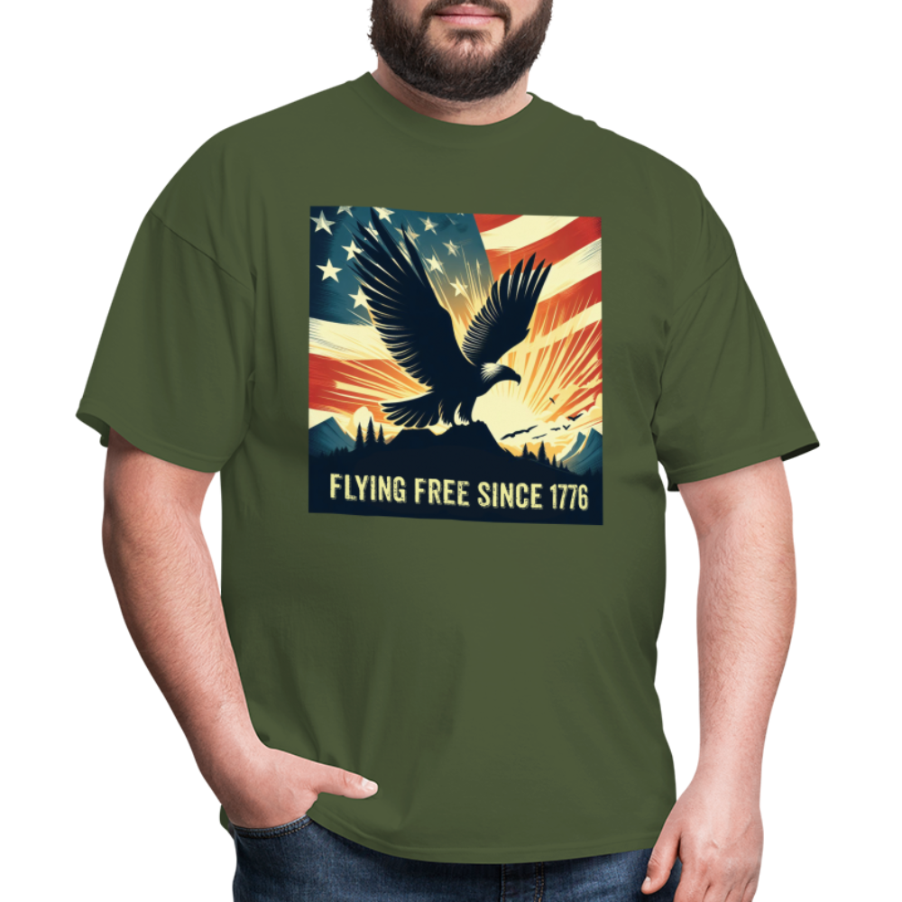 Flying free since 1776 - military green