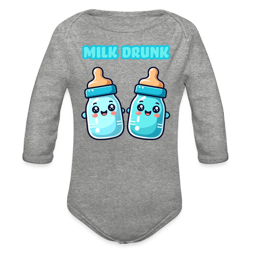 Milk Drunk - heather grey