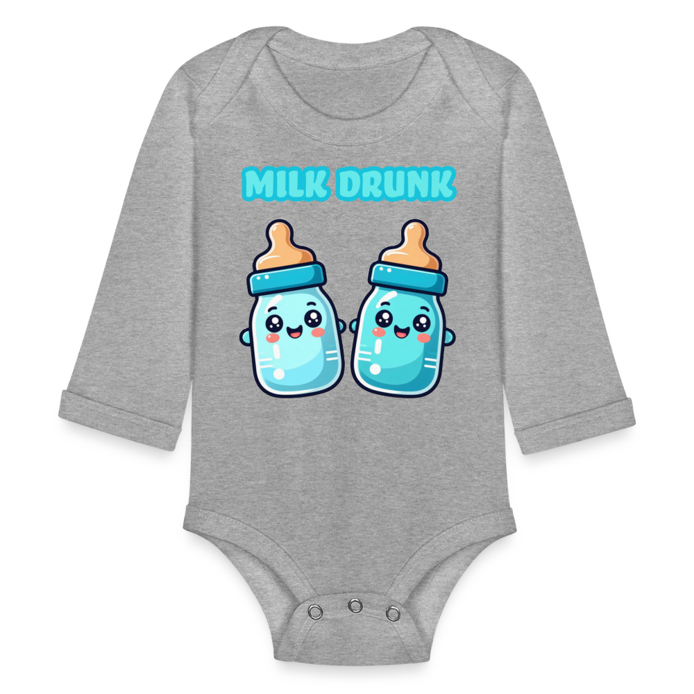 Milk Drunk - heather grey
