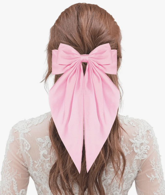 Large Hair Bow Clip Accessory