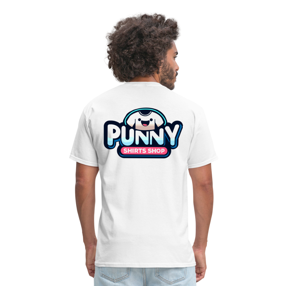 Punny Shirts Shop - white