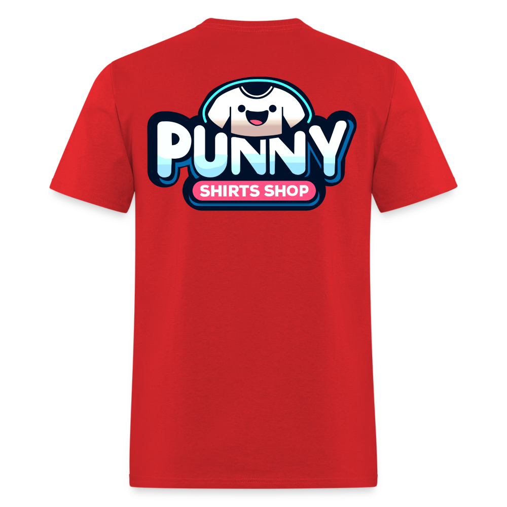 Punny Shirts Shop - red