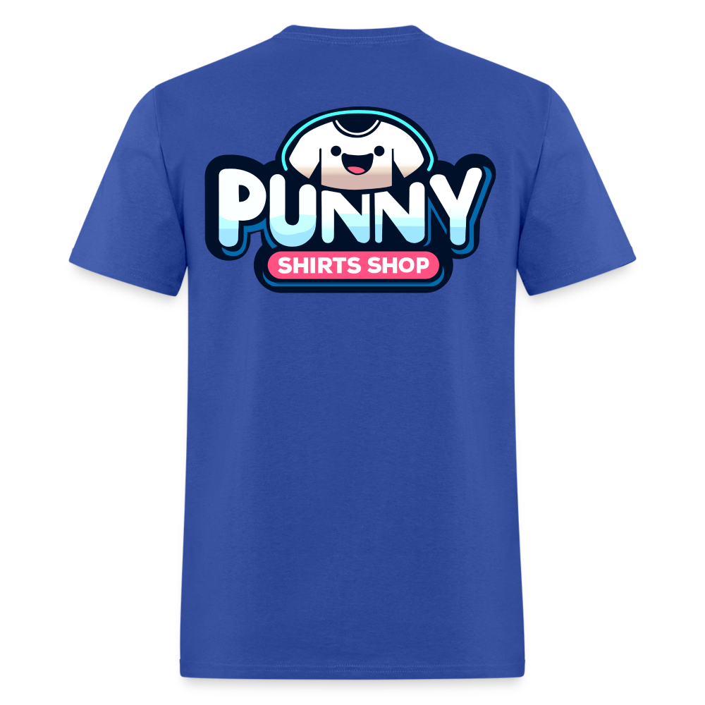 Punny Shirts Shop - royal blue