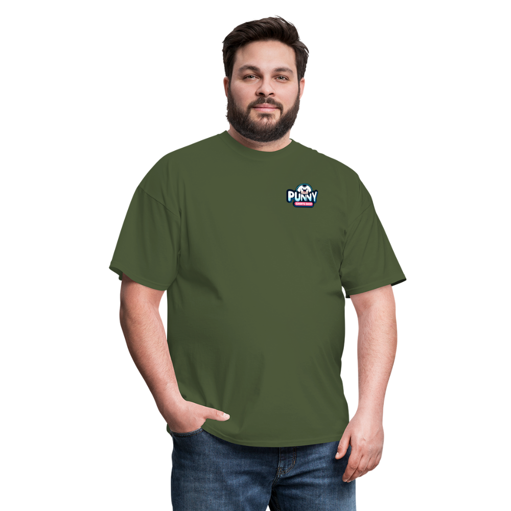 Punny Shirts Shop - military green