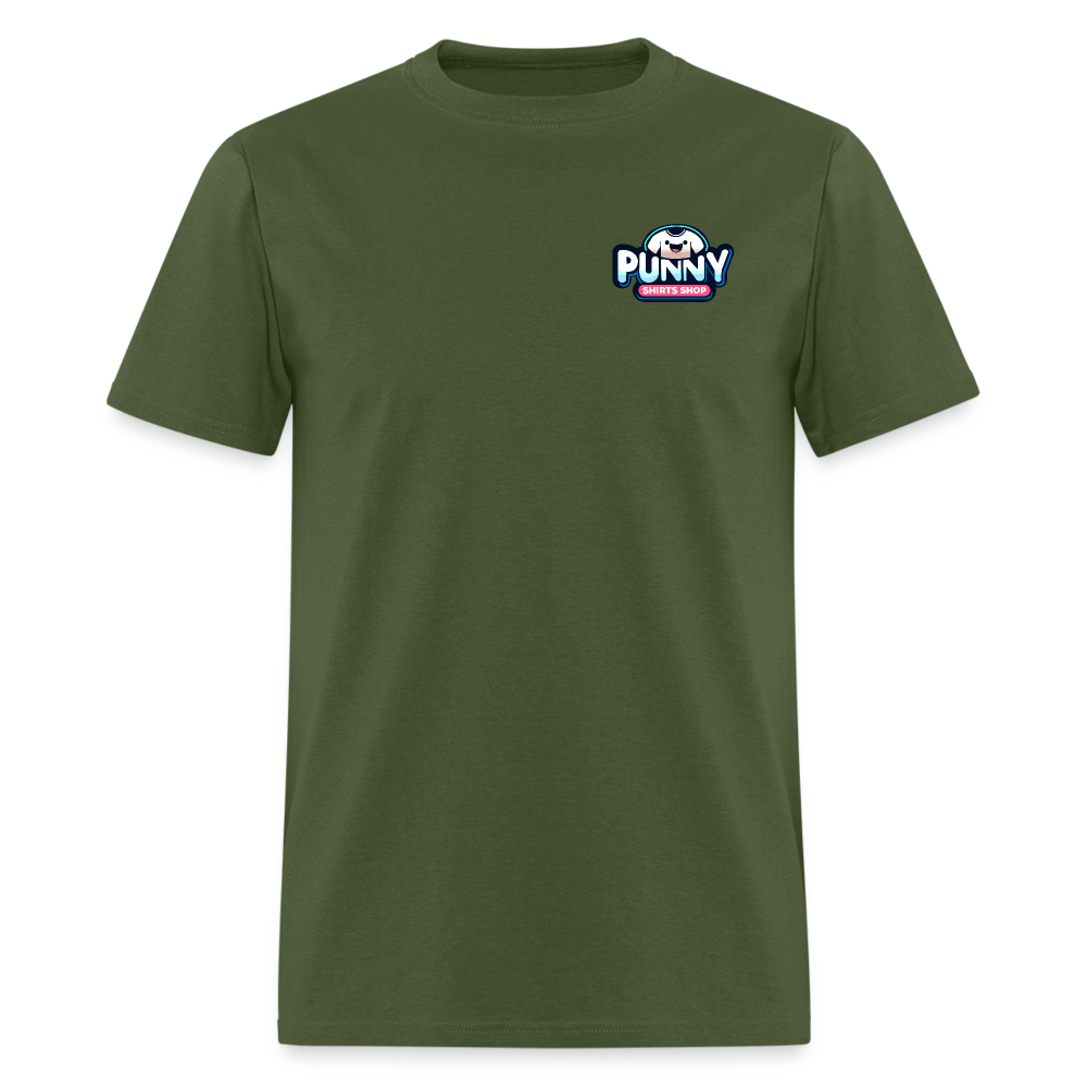 Punny Shirts Shop - military green